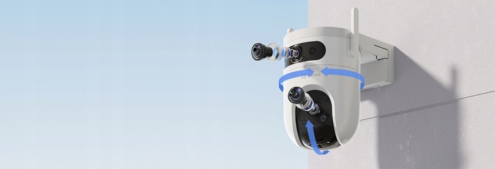 Kamera Obrotowa WiFi 2 x 5Mpx Dual LENS H9C 5MP+5MP EZVIZ 2w1 Autotracking