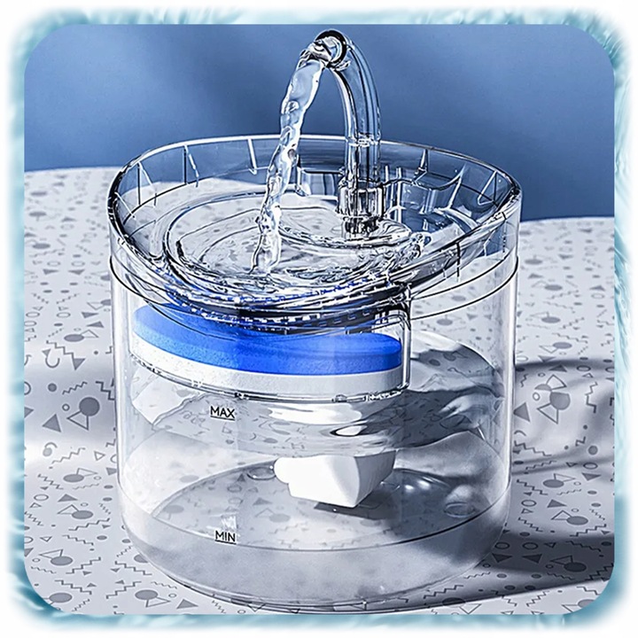 POIDEŁKO FONTANNA DLA KOTA PSA Poidło Automatyczne Miska 1,8L + Filtr