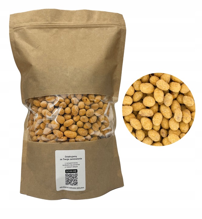 ORZESZKI ZIEMNE W PANIERCE BARBECUE CRISPY 1000g CHRUPIĄCE SMACZNE 1KG