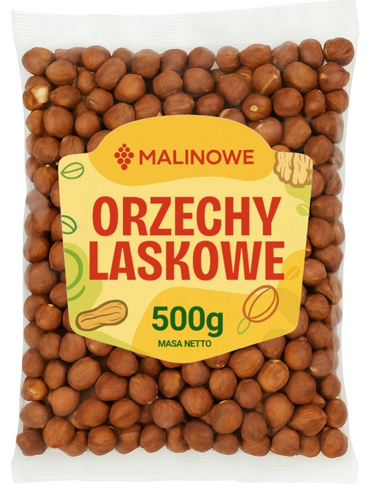 ORZECHY LASKOWE ŁUSKANE 500g DOSKONAŁE JAKOŚĆ PREMIUM
