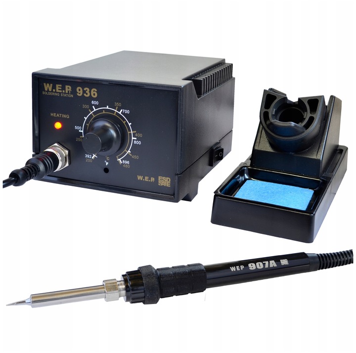 Stacja lutownicza kolbowa grotowa HOTAIR WEP 936 60W 480C ESDSAFE 900m