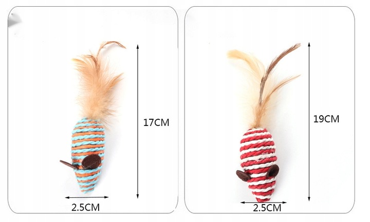 Artykuły dla zwierząt zabawki dla kotów 7częściowy zestaw kotów drażniących