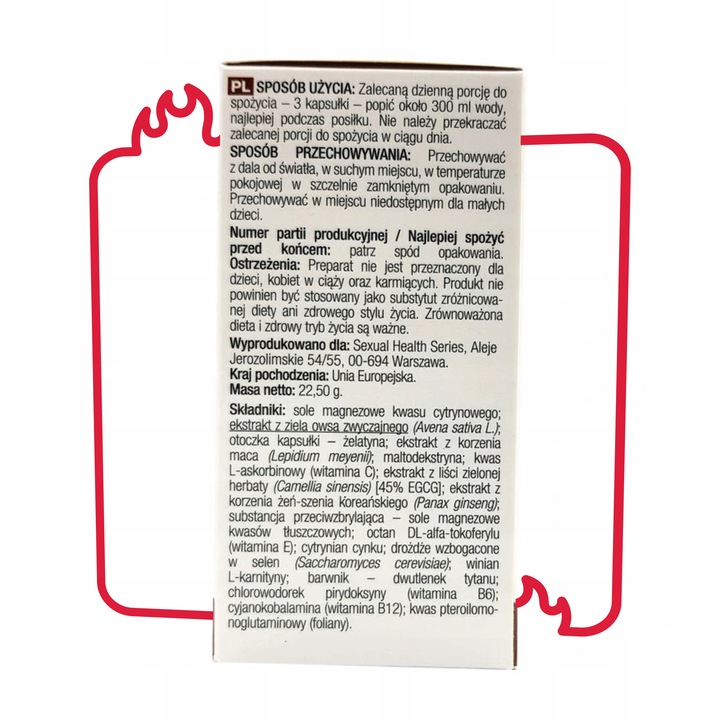 CUM ON 30 KAPS SUPLEMENT DLA MĘŻCZYZN SIĘGAJĄCYCH PO TO CZEGO CHCĄ CUMON