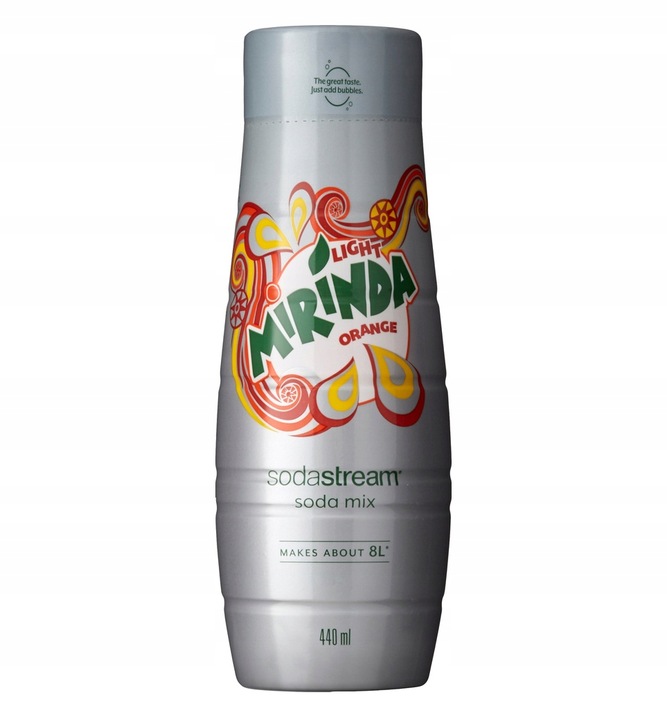 SYROP SODASTREAM MIRINDA ZERO BEZ CUKRU KONCENTRAT DO SATURATORA 440