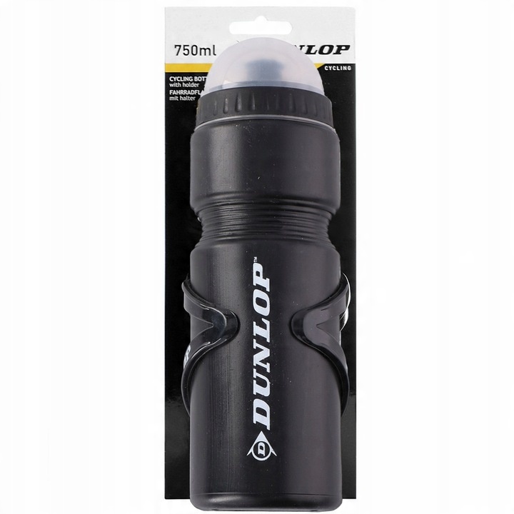 BIDON ROWEROWY z UCHWYTEM KOSZYKIEM 750ML DUNLOP