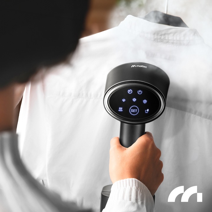 PAROWNICA DO UBRAŃ ŻELAZKO PAROWE STEAMER ZESTAW KLIPS ETUI 2000W