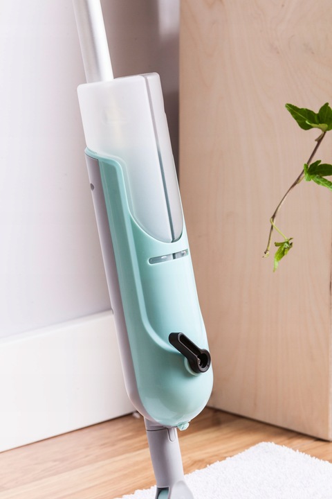 Mop Płaski ze Spryskiwaczem Obrotowy Mikrofibra do mycia i polerowania YORK