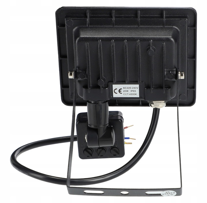 Naświetlacz LED SLIM 20W halogen z CZUJNIK RUCHU i zmierzchu reflektor