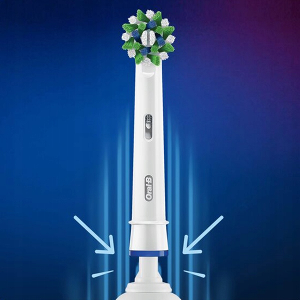 4x Końcówka do szczoteczki ORAL-B EB50RB Cross Action White