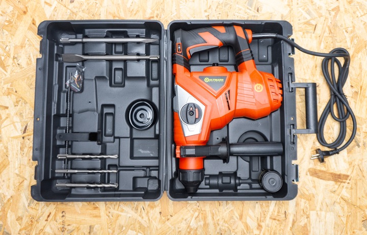 Młot udarowy Młotowiertarka Kaltmann SDS PLUS 1500W Zestaw + Walizka