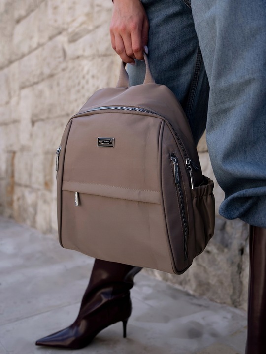 Peterson plecak miejski PTN CPY-04-6173 BEIG beżowy