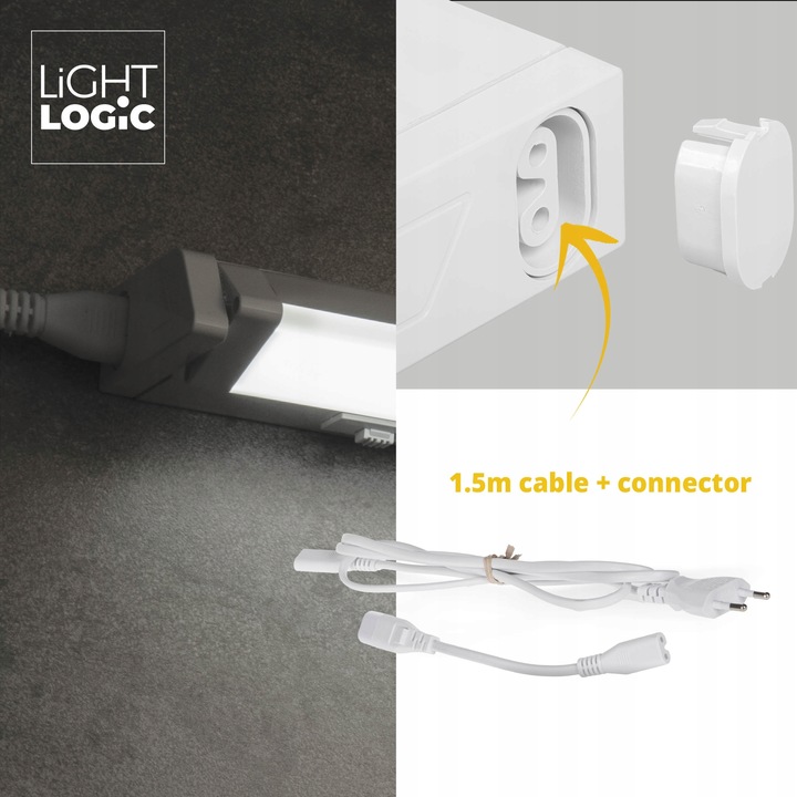 Oprawa podszafkowa listwa meblowa LL RILAK LED CCT 10W biała zmian