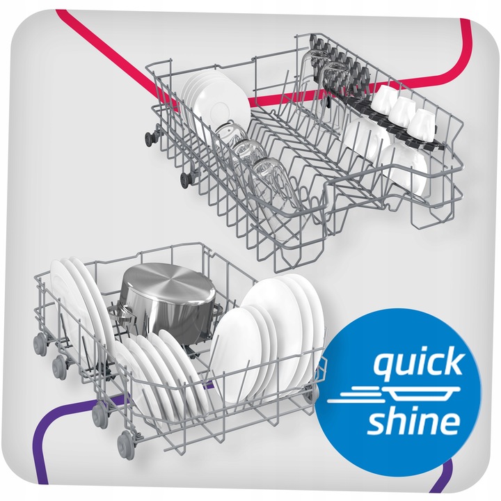 Zmywarka do zabudowy Beko 45cm 10kpl Quick&Shine 5 Programów