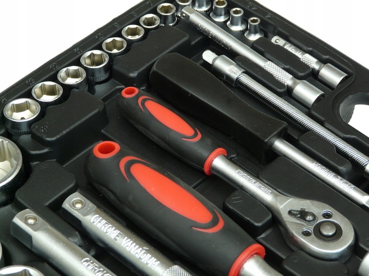 ZESTAW KLUCZY NASADOWYCH KLUCZE NASADOWE 108+ YATO TORX KOMPLET 40 SZTUK