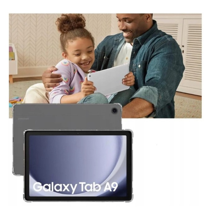 ETUI +RYSIK + SZKŁO HARTOWANE do SAMSUNG GALAXY TAB A9 8,7 2023 X110 / X115