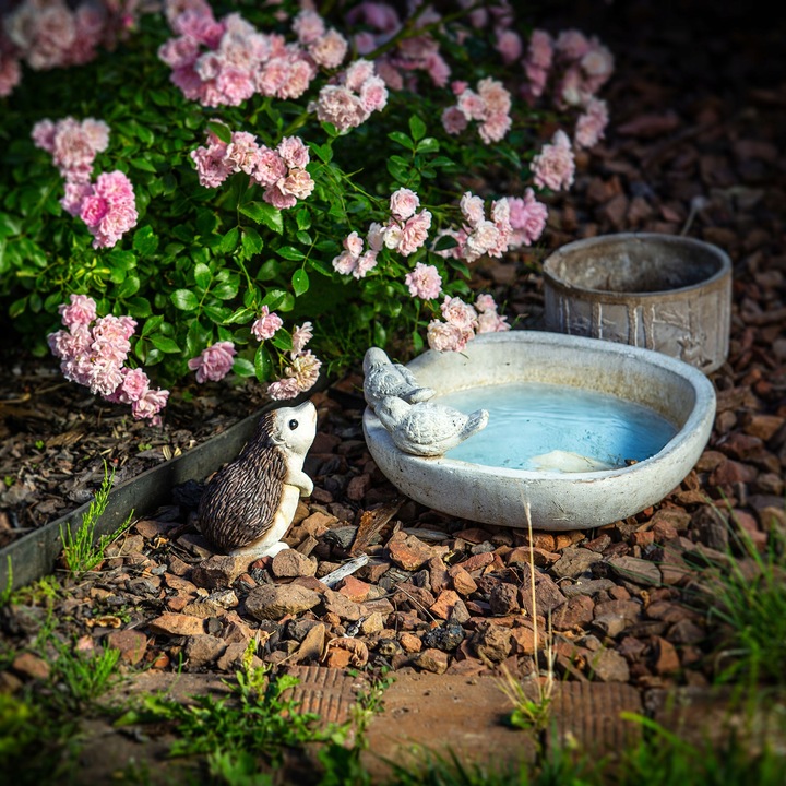 FIGURA OGRODOWA FIGURKA DEKORACJA OZDOBA DO OGRODU JEŻ JEŻYK NA