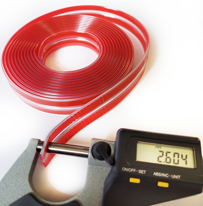 BEZBARWNA LISTWA ZABEZPIECZAJĄCA KANTY MEBLI RANTY Narożniki Krawędzie