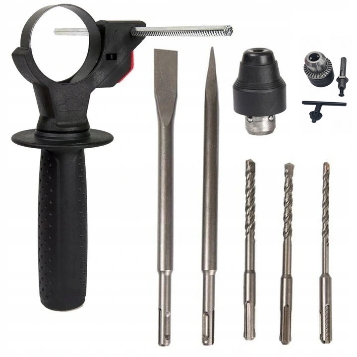 MŁOTOWIERTARKA MŁOT UDAROWY WIERTARKA SDS+ MOCNA 3050W WALIZKA DUŻY