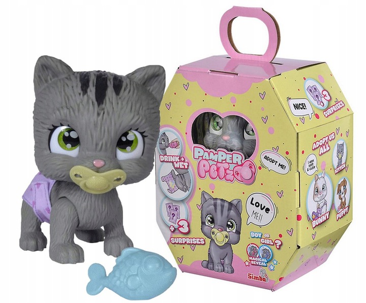 Kotek z pieluszkowego gangu Simba PamPer Petz