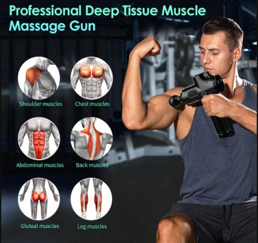 PISTOLET DO MASAŻU 3D GUN PRO S3 MASAŻER LCD