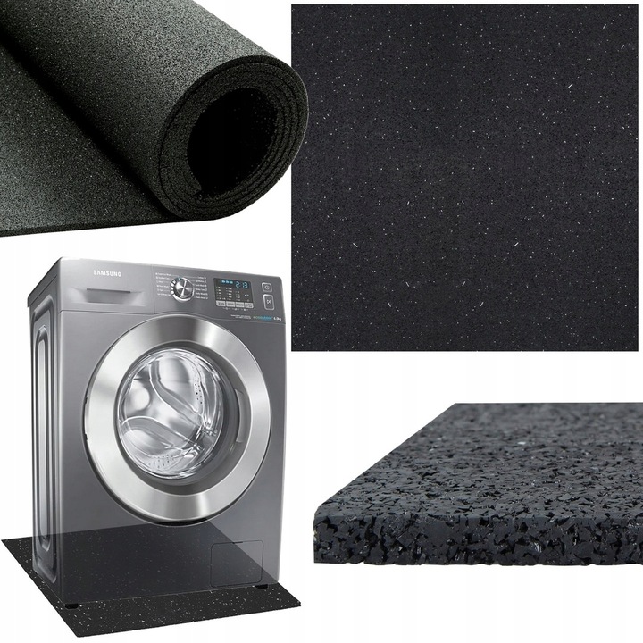 GRUBA MATA ANTYWIBRACYJNA 60 x 60cm POD PRALKĘ 1cm WYGŁUSZAJĄCA GR.