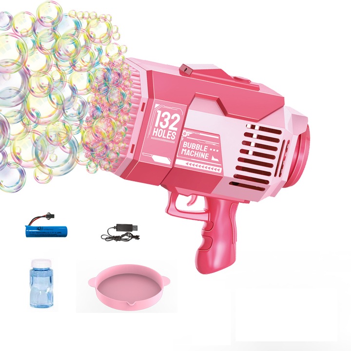 PISTOLET NA BAŃKI BAZOOKA DO BANIEK+ 2szt NAKŁADEK