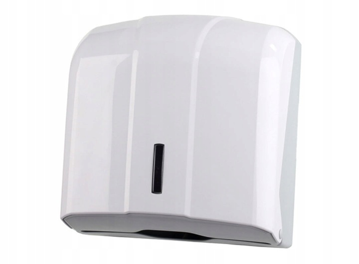 Pojemnik Dozownik Podajnik ręczniki papierowe ZZ Biały Naścienny ATEST PZH