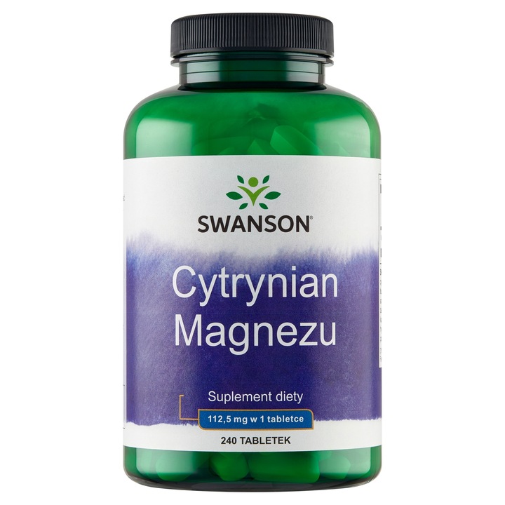 Cytrynian Magnezu 240 tabletek SWANSON