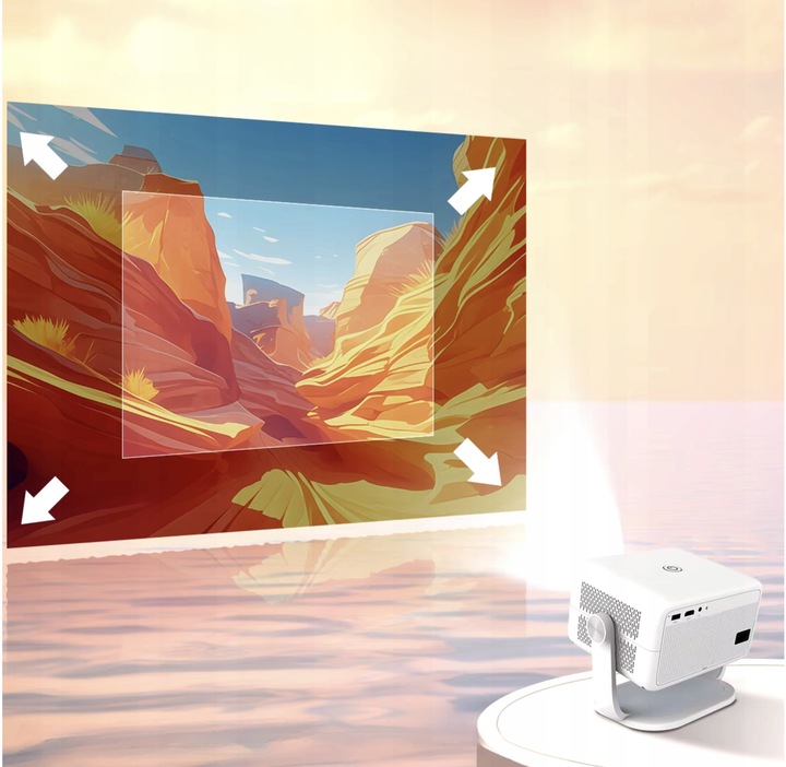 PROJEKTOR SMART MAGCUBIC MULTIMEDIALNY L018 4K 1080 p 650 ANSI 2025