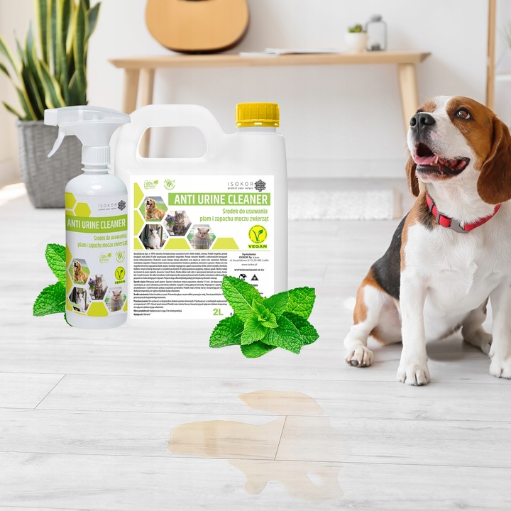 ISOKOR ANTI URINE NEUTRALIZATOR MOCZU PSA 2L+ 500ml USUWANIE ZAPACHU MOCZU