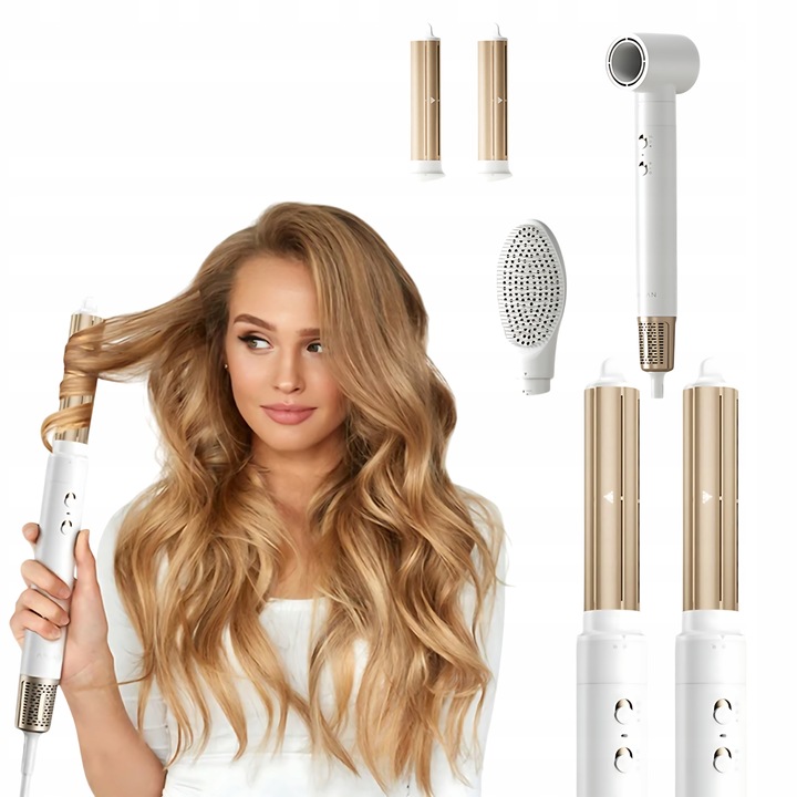 Stylizator Do Włosów 4 W 1 Anlan Lokówka Szczotka Suszarka Różne