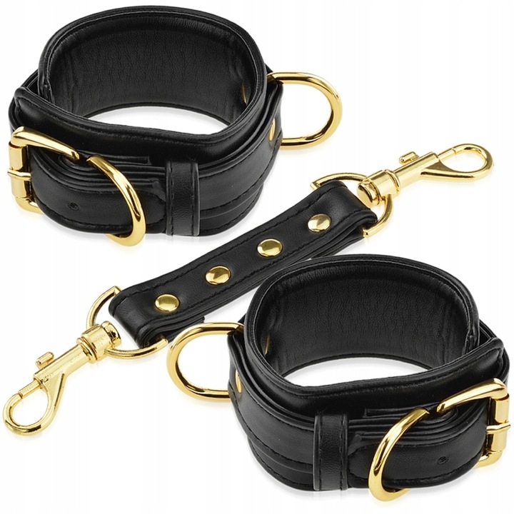 SKÓRZANE MOCNE KAJDANY SOLIDNE KAJDANKI NA RĘCE