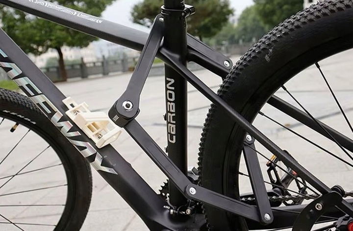 Blokada rowerowa składana PAKKO z uchwytem i 2 kluczami 85cm (E011)