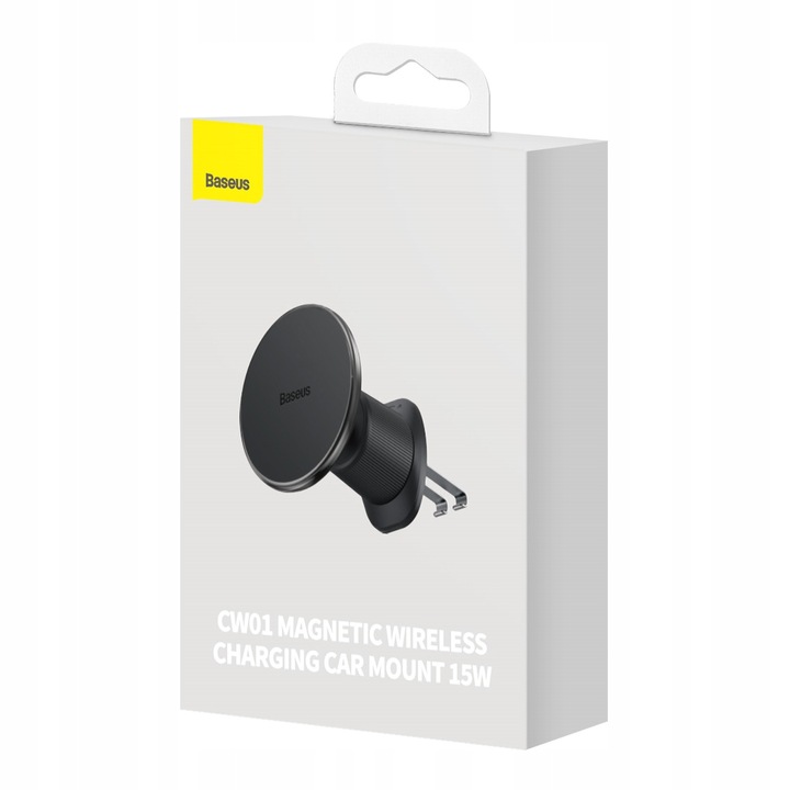 BASEUS MAGNETYCZNY UCHWYT SAMOCHODOWY Z ŁADOWARKĄ MAGSAFE DO IPHONE 15W