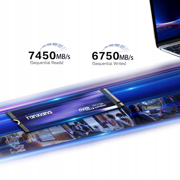 Dysk SSD NVMe PCIe Fanxiang S880 2 TB M.2 2280 PCIe Gen4x4 7450 MB/s DO PS5