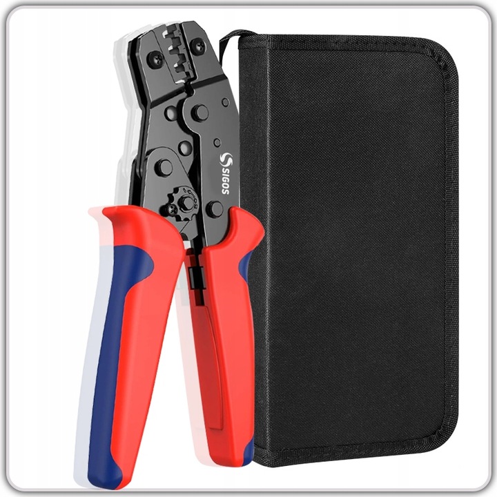 Zaciskarka ręczna + 7 matryc do konektorów izolowanych i