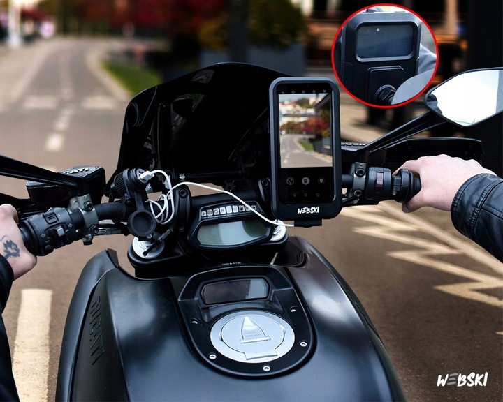 WODOSZCZELNY UCHWYT DO NAWIAGACJI TELEFONU I SAKWA DO KIEROWNICY HULAJNOGI