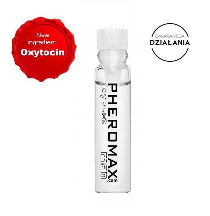 BEZZAPACHOWE MĘSKIE FEROMONY PHEROMAX OXYTRUST PRÓBKA 1ML