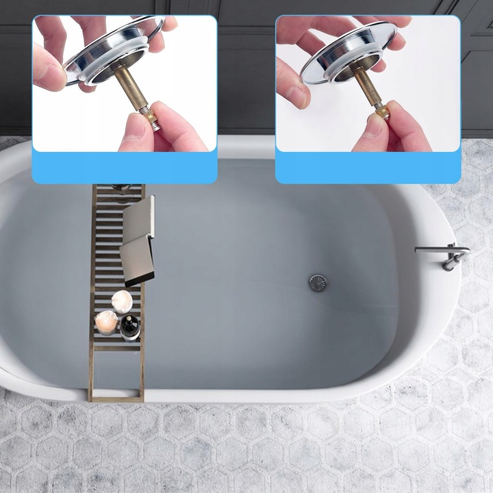 Korek do wanny do syfonu wannowego automatycznego standard