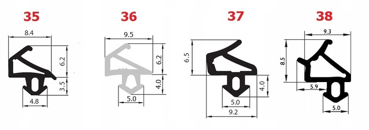 10mb S-1127 SZARA Uszczelki Okienne Uszczelka Okienna Do Okna Okien