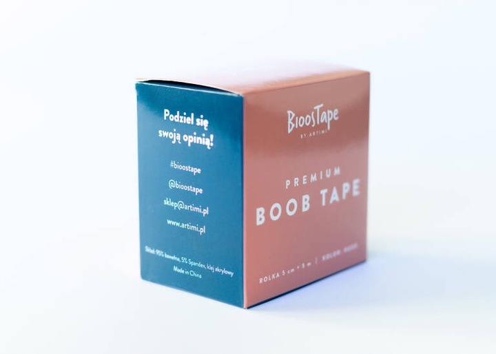 BOOB TAPE modelowanie biustu dekoltu gołe plecy