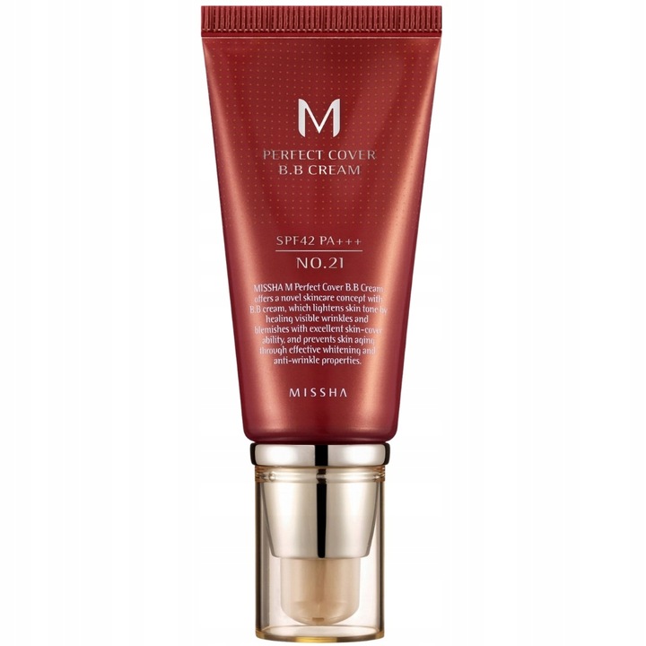 Krem BB Missha M Perfect Cover Light Beige 21 PA+++ SPF 42 50ml