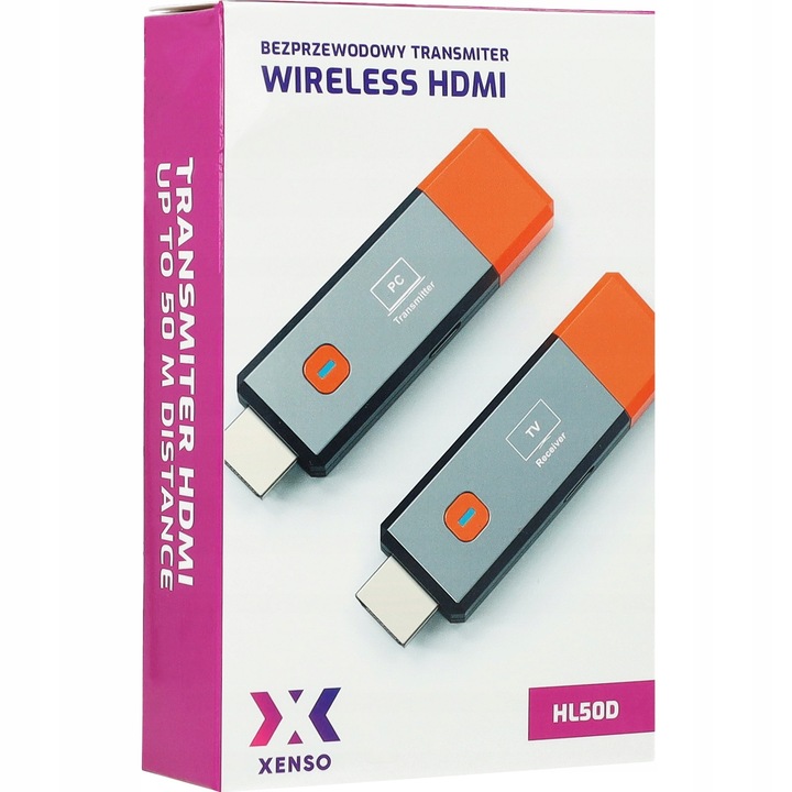 Transmiter HDMI 1.4 XENSO HL50D Nadajnik Odbiornik 1080p 60Hz zasięg