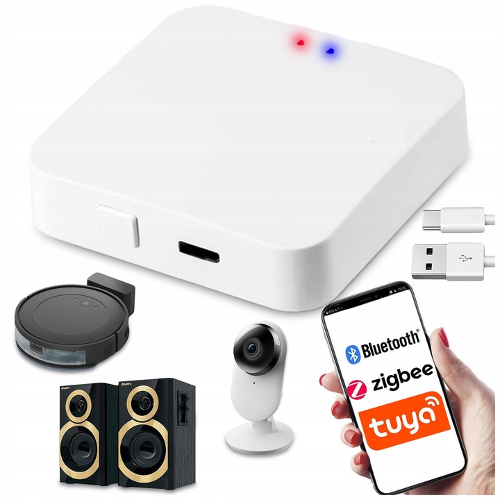 BRAMKA ZigBee 3.0 BRAMA Centrala Centralka SMART LIFE WIFI Centralka