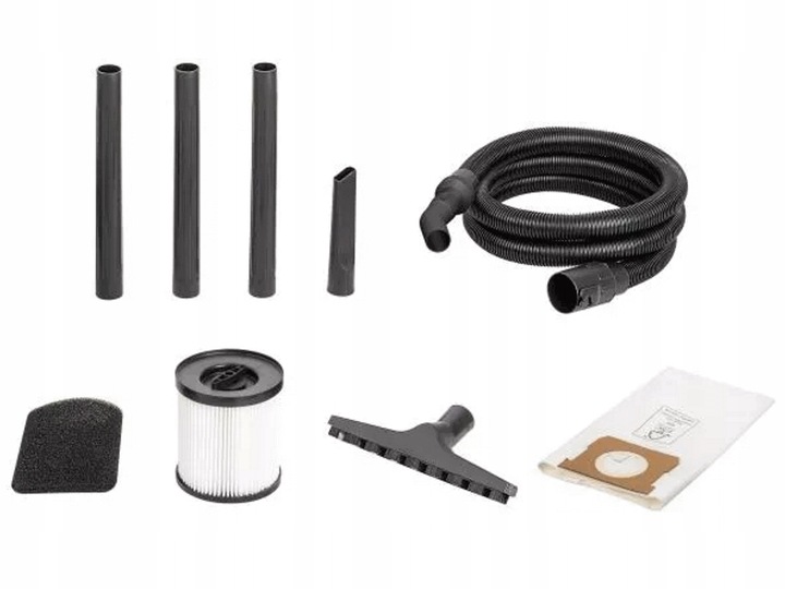 ODKURZACZ PRZEMYSŁOWY WARSZTATOWY MACALLISTER 1400 WAT 20 LITRÓW