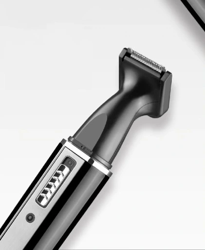 Maszynka trymer 4W1 DO WŁOSÓW BRODY nosa brwi KEMEI 4 nakładki