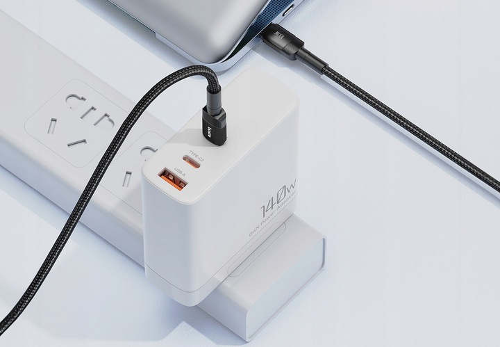 BOSTE SZYBKI UNIWERSALNY KABEL USB-C TYP-C PRZEWÓD QC PD 100W BEZPIECZNY 3M