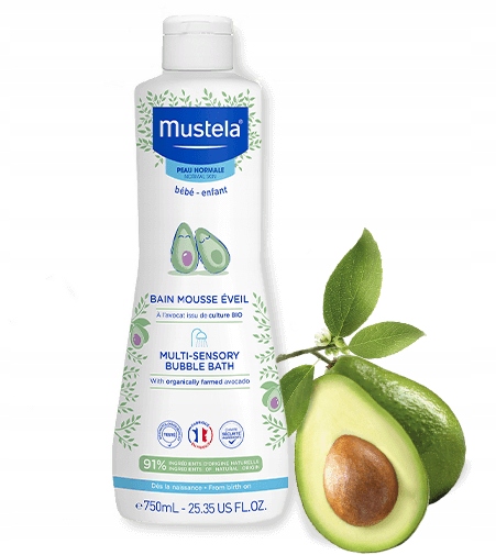 Mustela Bebe Enfant płyn bąbelkowa kąpiel 750 ml