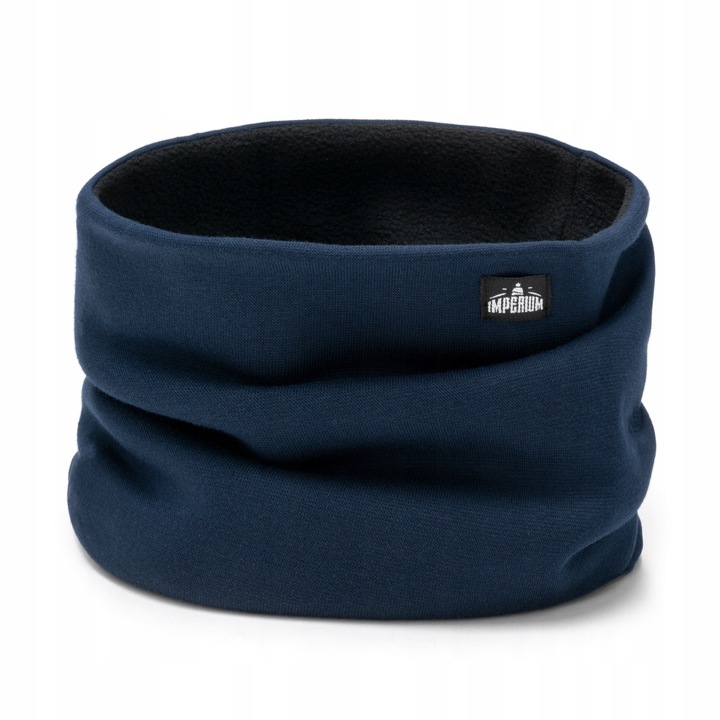 Komplet męski na POLARZE czapka + komin Granatowy