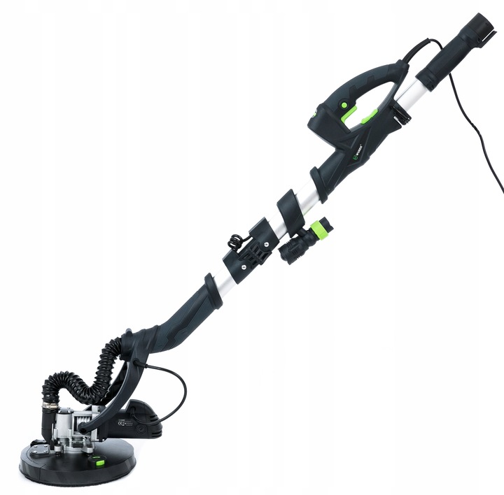 SZLIFIERKA ŻYRAFA DO GIPSU GŁADZI TYNKU LED DWIE GŁOWICE PAPIER 12x